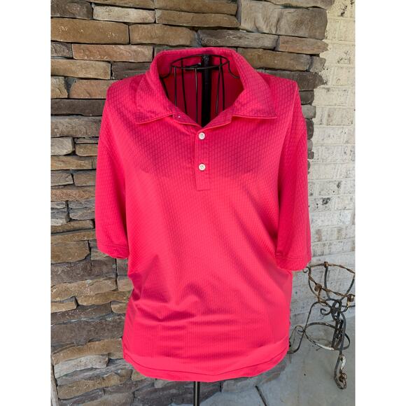 Tiger Woods Other - Tiger Woods Collection Polo-Nike Dri Fit-Pink-Size Small